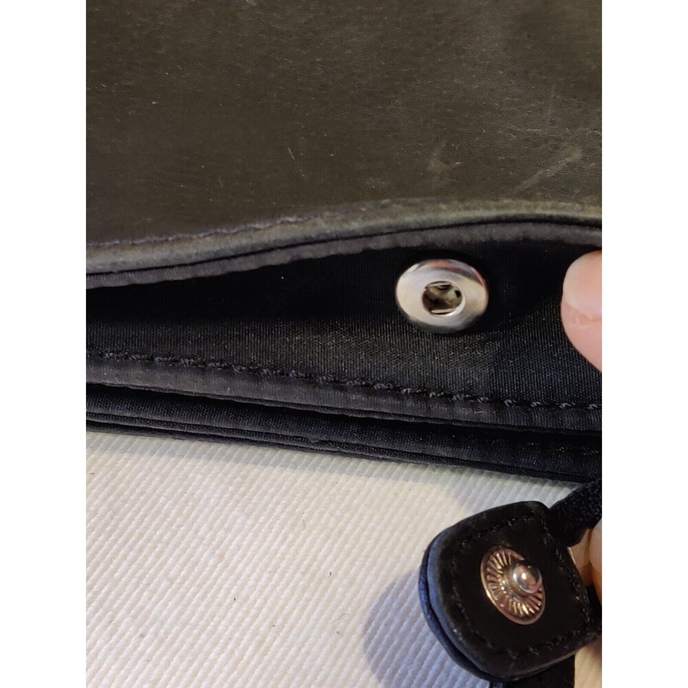 Women's FOSSIL Genuine Pebbled Leather, Black, Crossbody Shoulder Bag, Purse.‎ - Picture 7 of 16